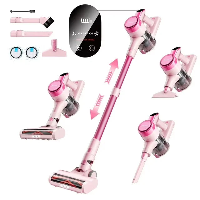 Homeika Cordless Stick Vacuum – 23KPa Suction, 48min Battery